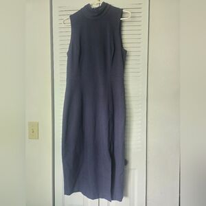White House Black Market Formal Navy Blue Dress Size 8